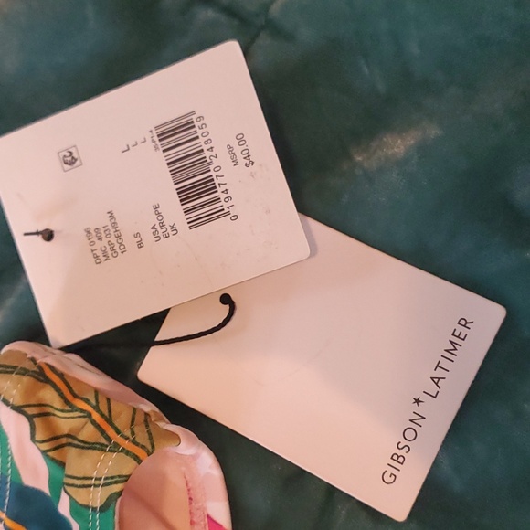 Gibson Latimer tankini swim set NWT XL top, L bottom. - Picture 3 of 4